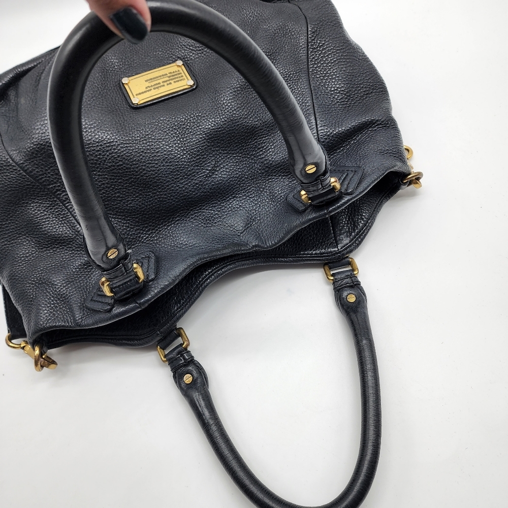 Marc By Marc Jacobs Classic Q Fran Hobo Black Leather Bag - Picture 10 of 16